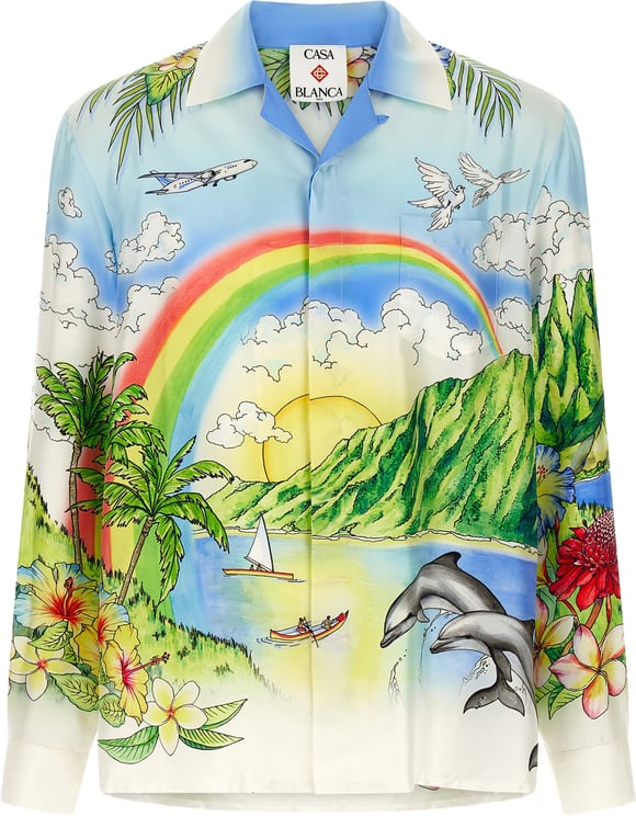Casablanca "Aloha" Shirt Multicolor