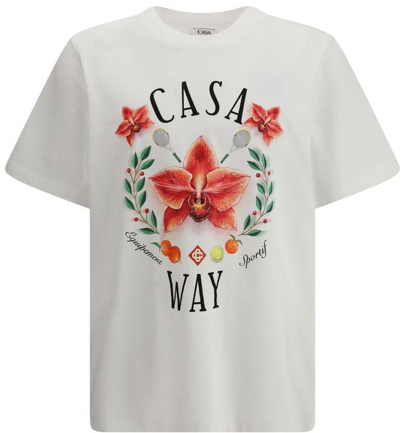 Casablanca Casablanca White Cotton T-Shirt