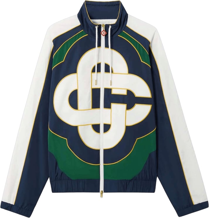Casablanca CC APPLIQUE COLOURBLOCK WINDBREAKER JACKET
