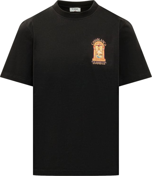 Casablanca Meduse Sportive T-shirt con Stampa sul Petto