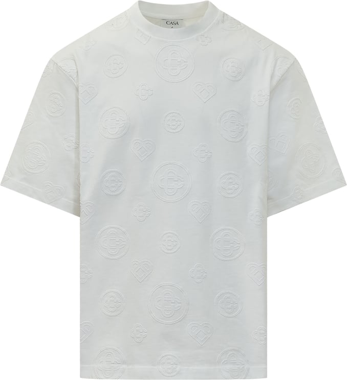 Casablanca T-shirt con Maxi Grafica Geometrica