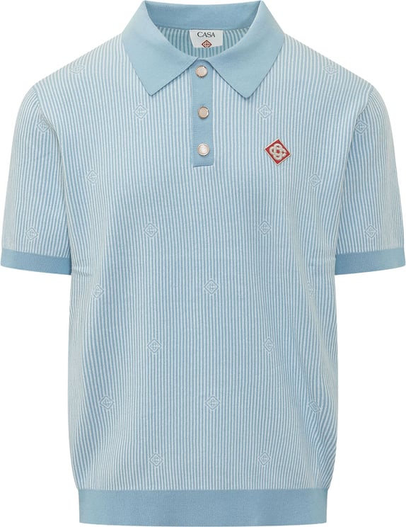 Casablanca Polo a Righe Sottili