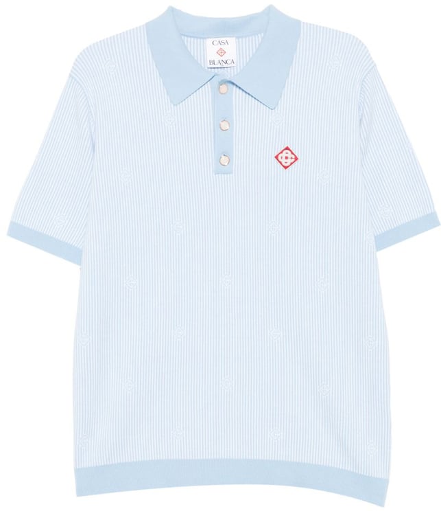 Casablanca T-Shirts And Polos Light Blu