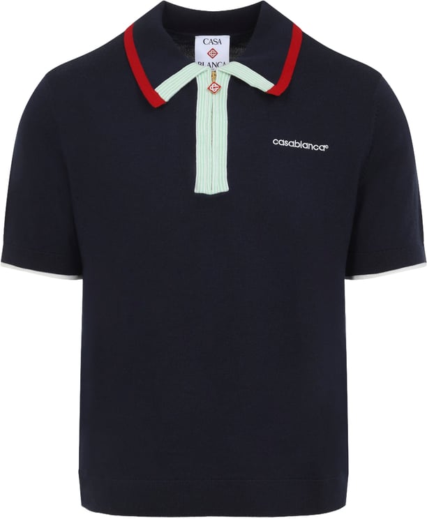 Casablanca Casablanca Knitted Track Polo