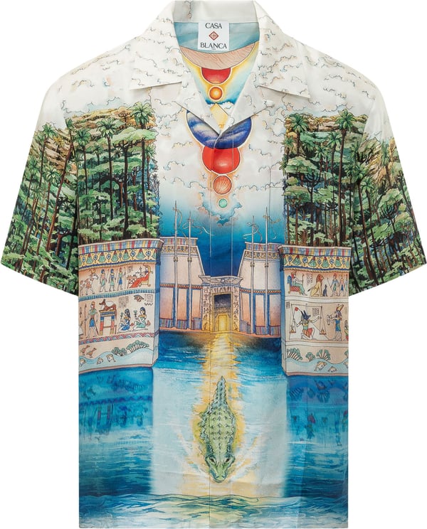 Casablanca Camicia con Stampa Paesaggio