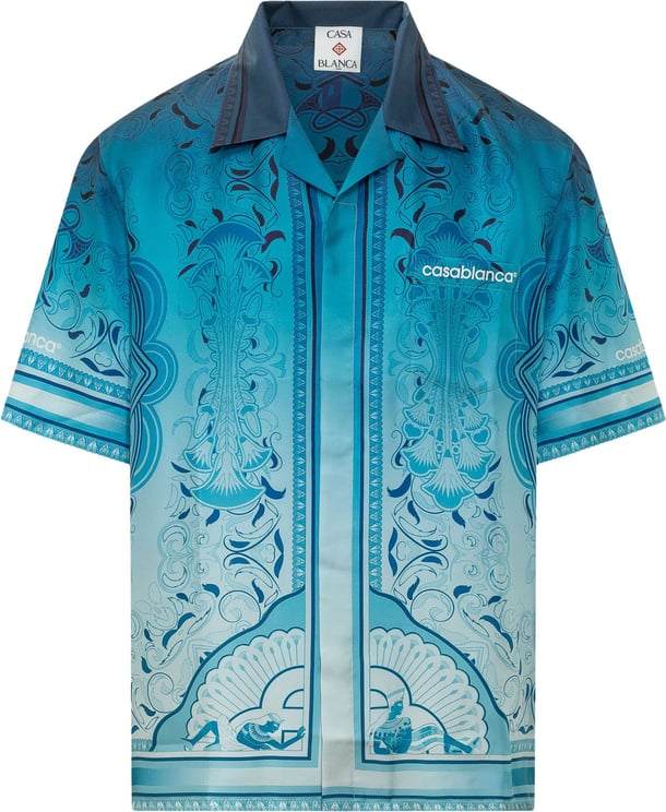 Casablanca Camicia con Stampa Ornamentale