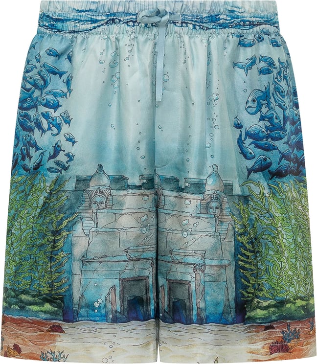 Casablanca Shorts Trompe L'Oeil
