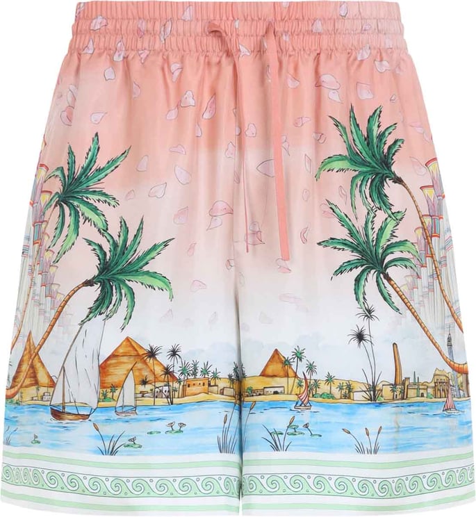 Casablanca Casablanca Ethereal Silk Shorts