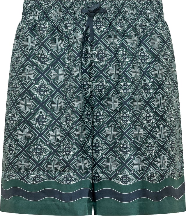 Casablanca Shorts con Motivo Geometrico