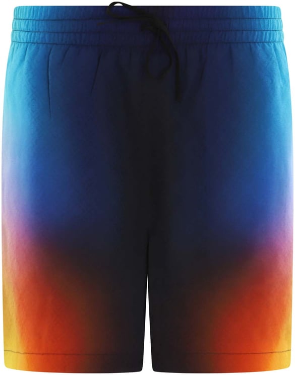 Casablanca Heren Gradient Zijde Short Blauw