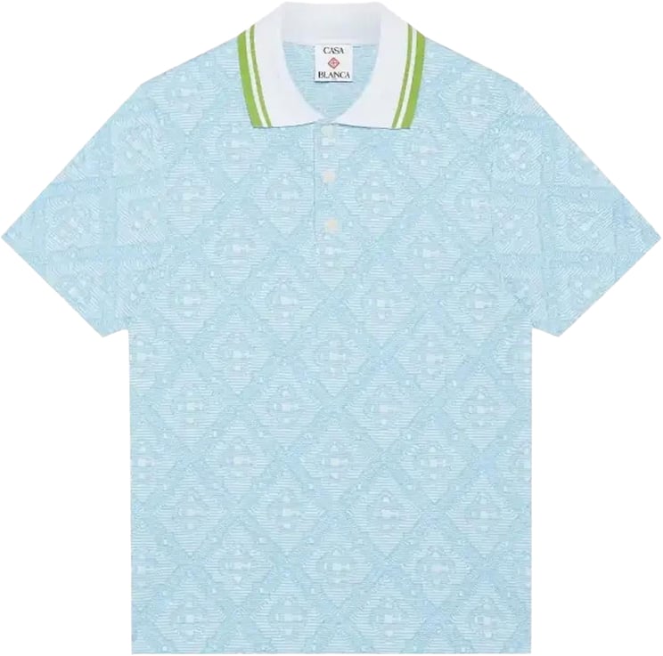 Casablanca Heren Jacquard Polo