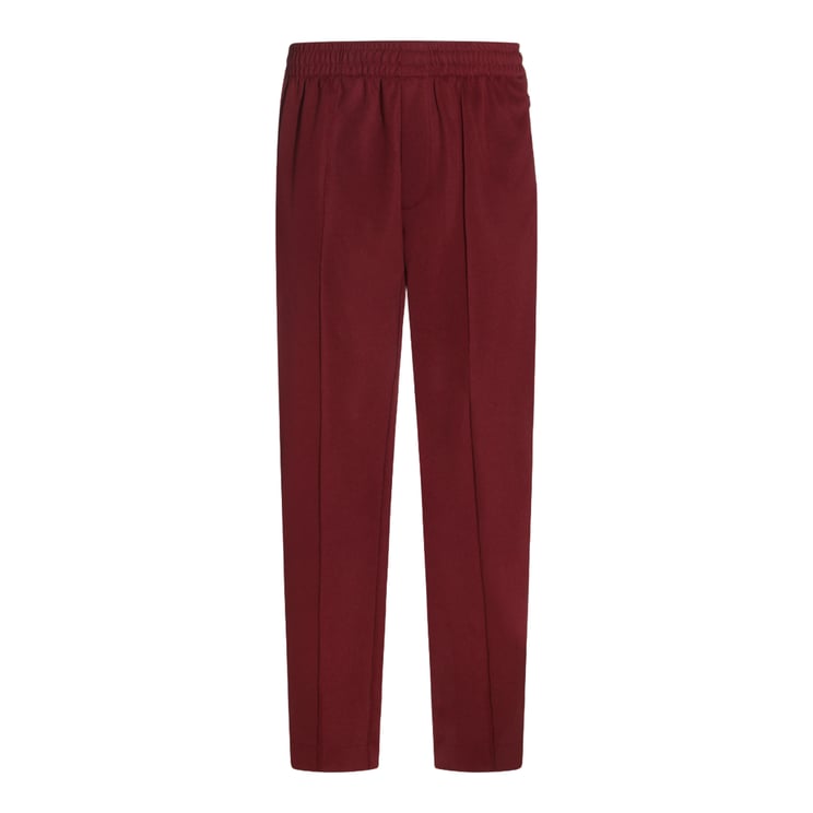 Casablanca Bordeaux Straight-Leg Trousers