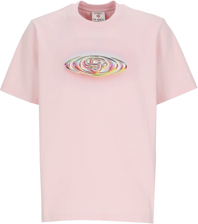 Casablanca T-Shirts And Polos Pink