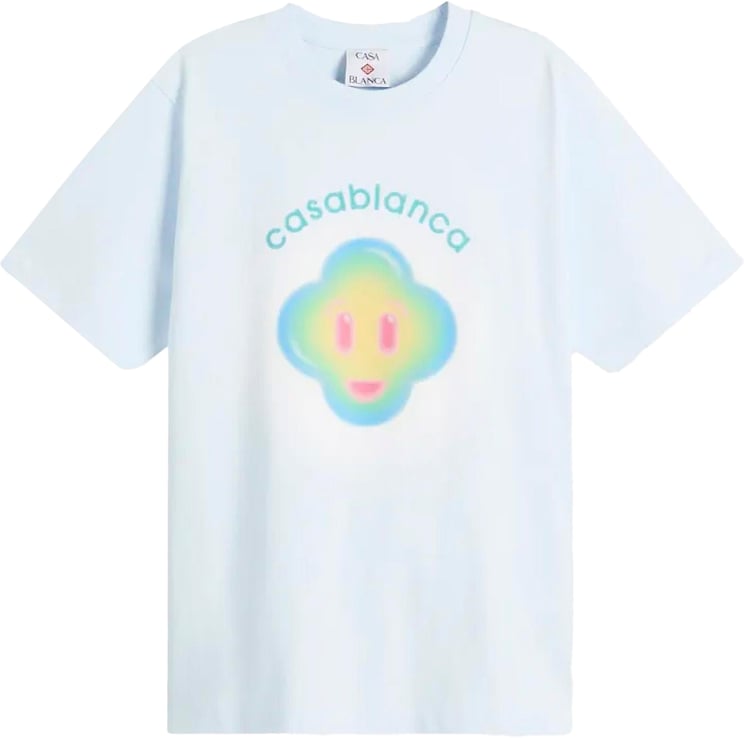 Casablanca Heren Airbrush Smiley T-Shirt