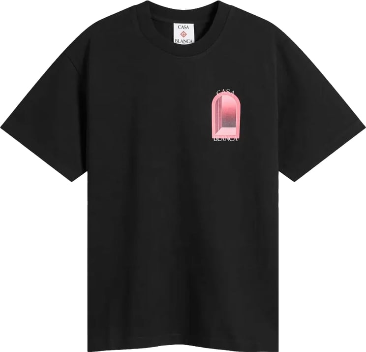 Casablanca Casablanca Heren Arches Classic T-shirt Zwart