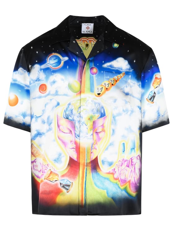 Casablanca 'The Essential Experience' Black Silk Shirt