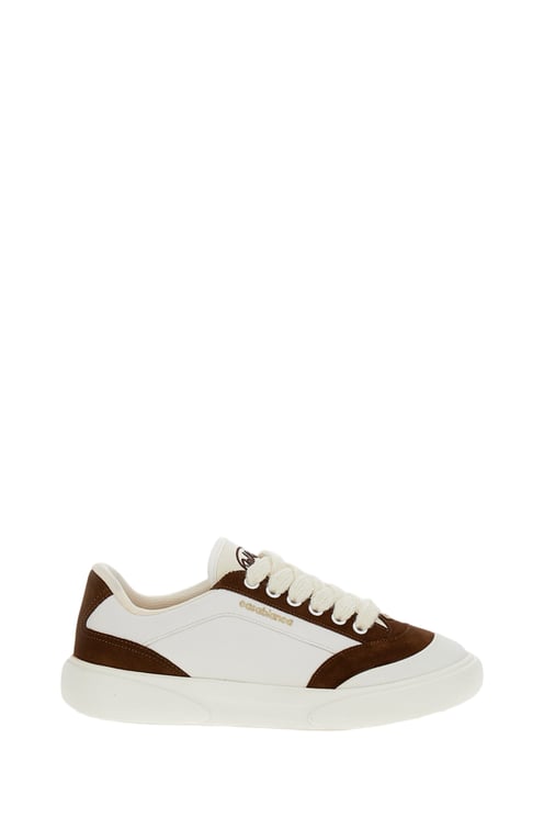 Casablanca White Del Mar Suede Sneakers