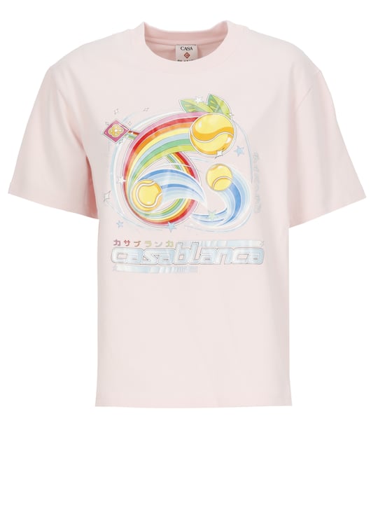 Casablanca T-Shirts And Polos Pink