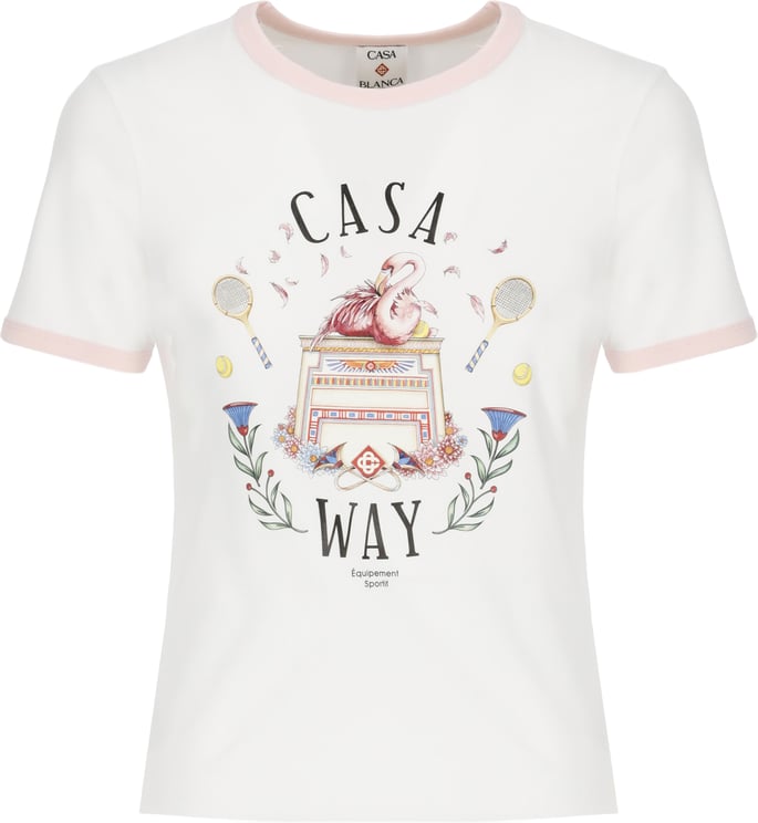 Casablanca T-Shirts And Polos White