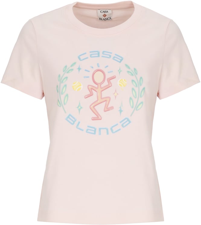 Casablanca T-Shirts And Polos Pink