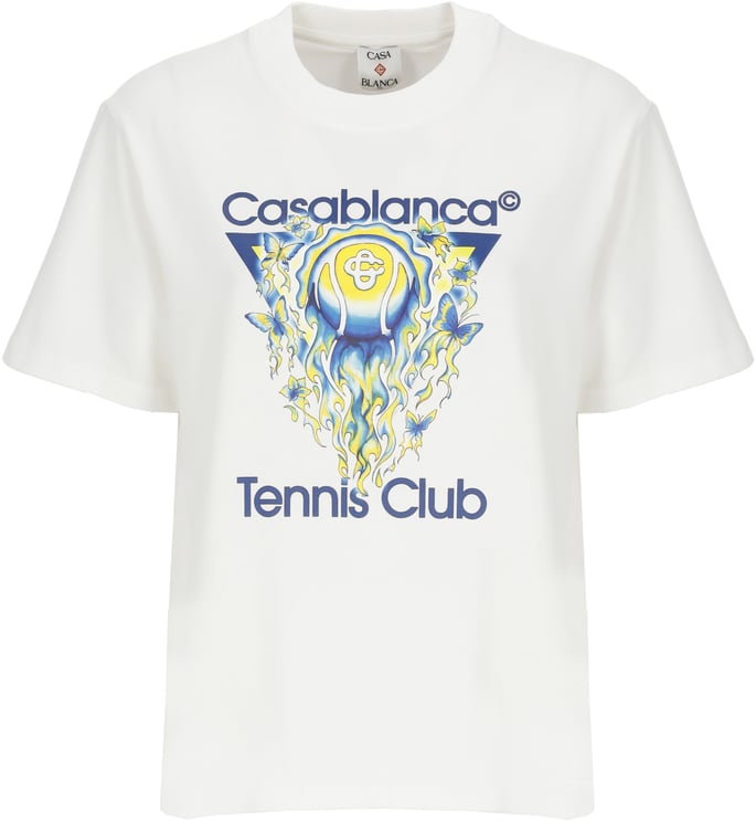 Casablanca T-Shirts And Polos White