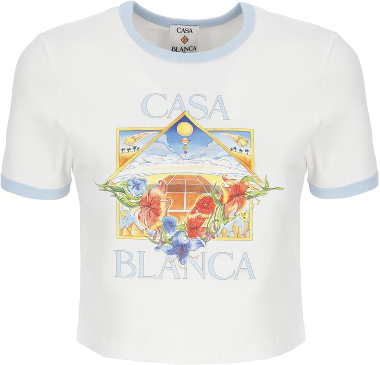 Casablanca T-Shirts And Polos White