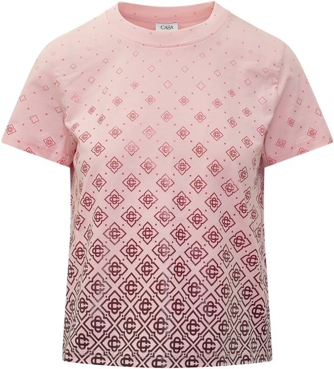 Casablanca T-shirt con Stampa Monogramma