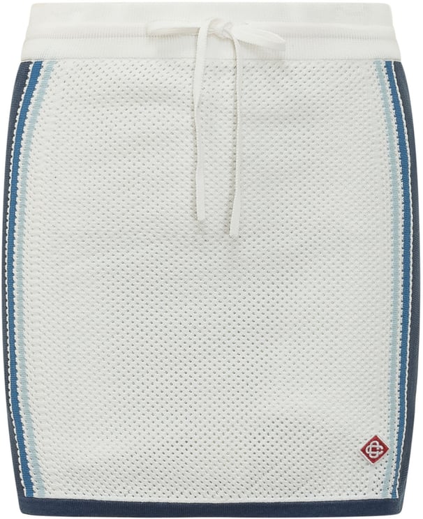 Casablanca MESH STRIPE MINI SKIRT