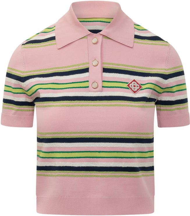 Casablanca Polo Aderente a Righe