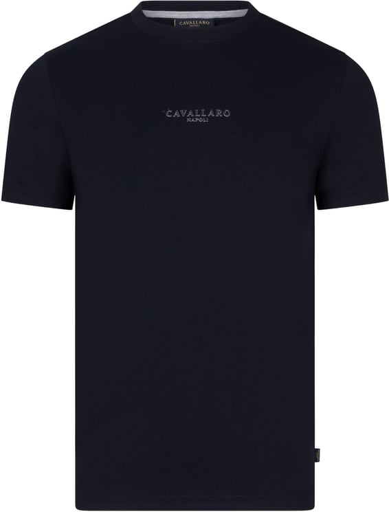 Cavallaro Cavallaro Bari Tee T-shirts Donkerblauw 117261010