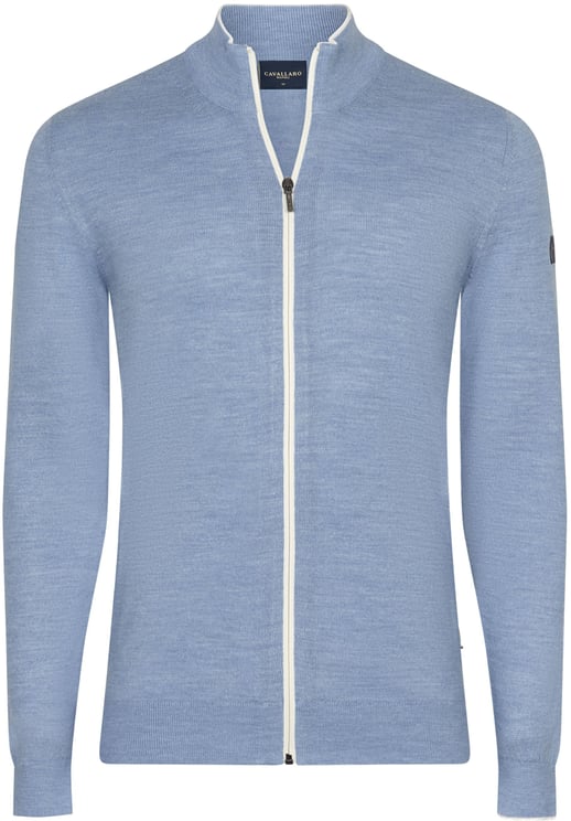 Cavallaro Cavallaro Fontanio Cardigan Vesten Lichtblauw 119261000