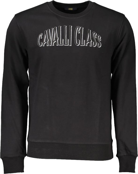 Cavalli Class Cavalli Class Black Cotton Men Sweatshirt