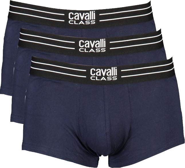 Cavalli Class Cavalli Class Blu Cotton Men Boxer