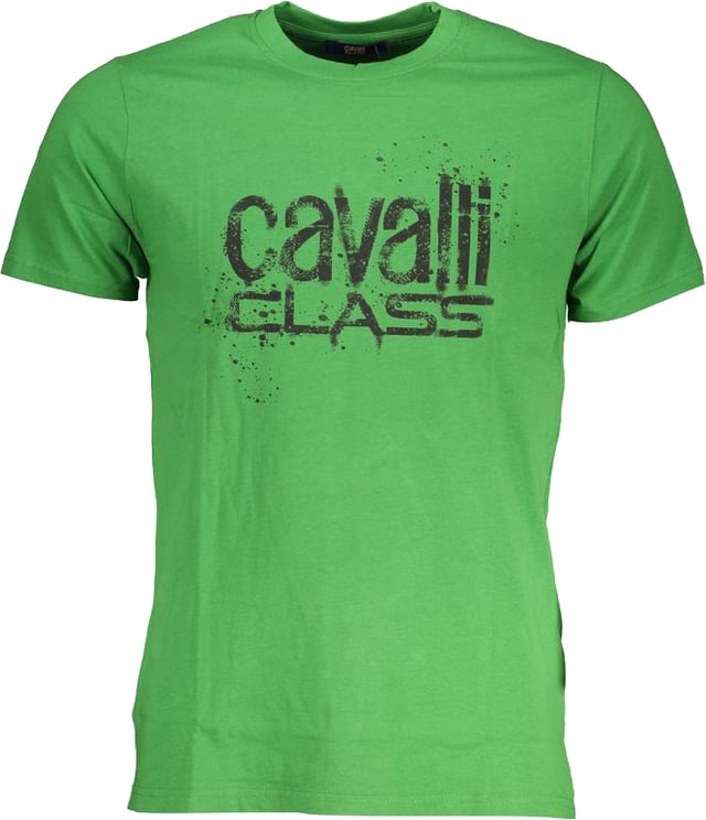 Cavalli Class Cavalli Class Verde Cotton Men T-Shirt