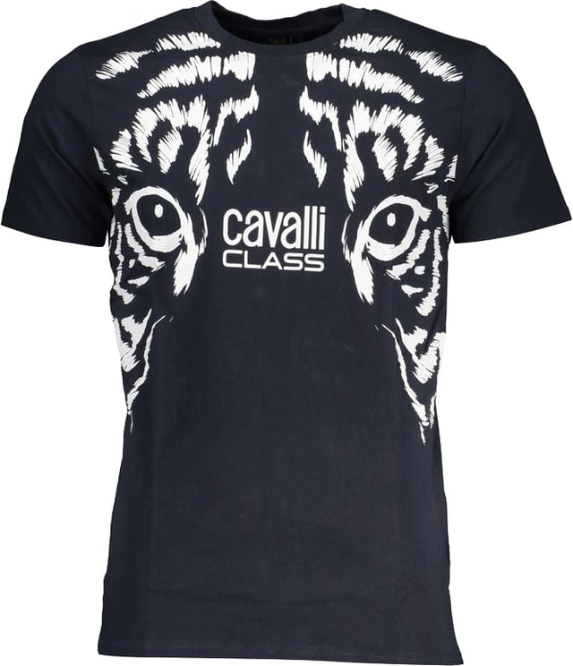 Cavalli Class Cavalli Class Blu Cotton Men T-Shirt
