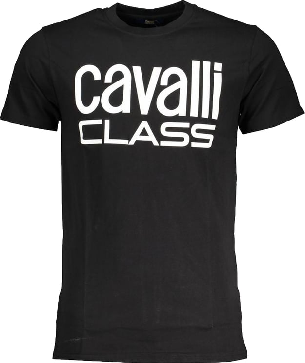 Cavalli Class Cavalli Class Black Cotton Men T-Shirt
