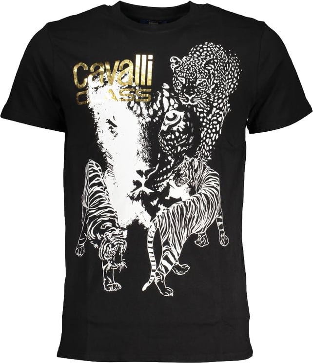 Cavalli Class Cavalli Class Nero Cotton Men T-Shirt