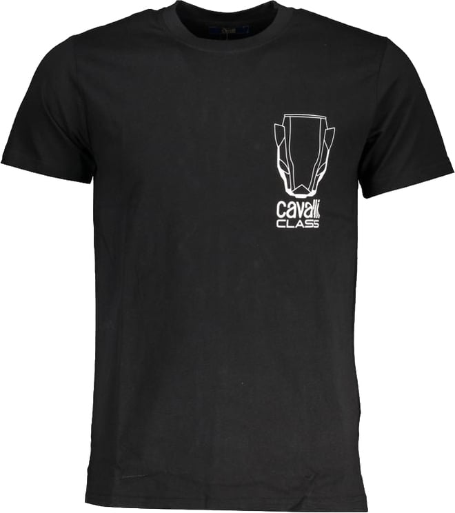 Cavalli Class Cavalli Class Black Cotton Men T-Shirt