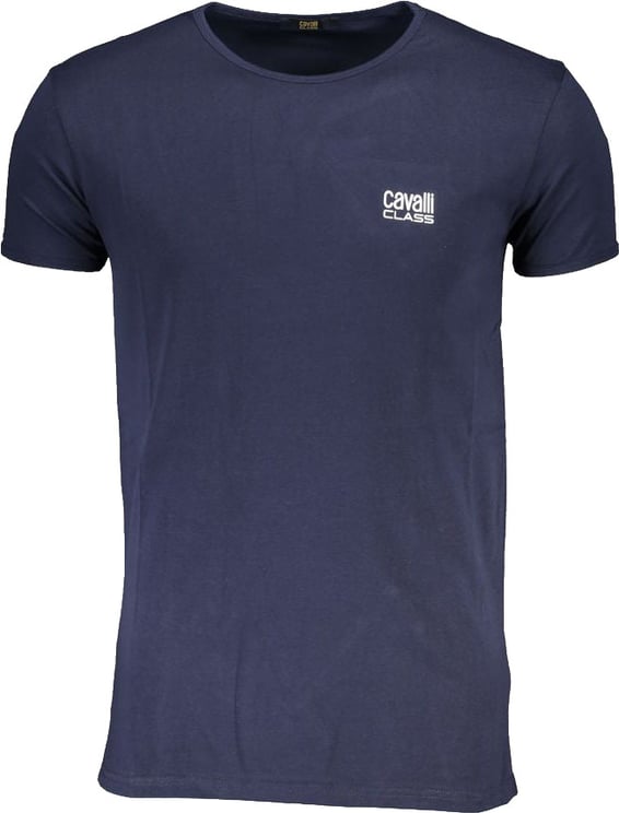 Cavalli Class Cavalli Class Blue Cotton Men's T-Shirt