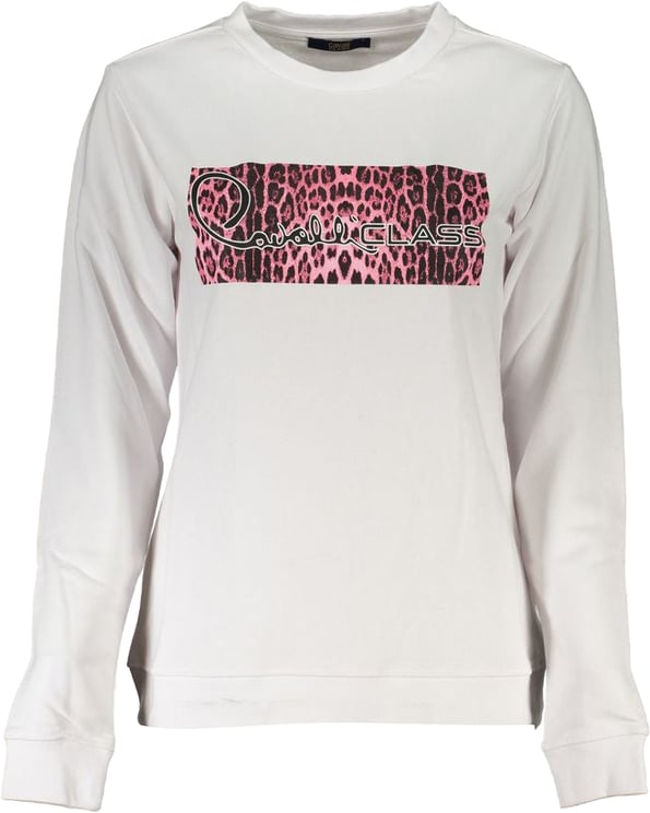 Cavalli Class Cavalli Class White Cotton Women Sweatshirt