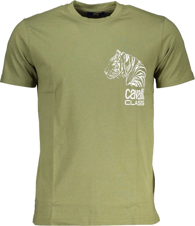 Cavalli Class Cavalli Class Verde Cotton Men T-Shirt