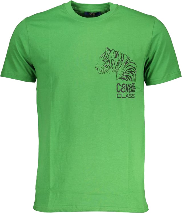 Cavalli Class Cavalli Class Verde Cotton Men T-Shirt