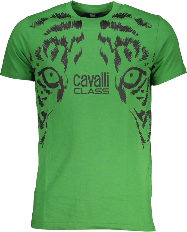 Cavalli Class Cavalli Class Verde Cotton Men T-Shirt