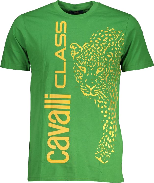 Cavalli Class Cavalli Class Verde Cotton Men T-Shirt