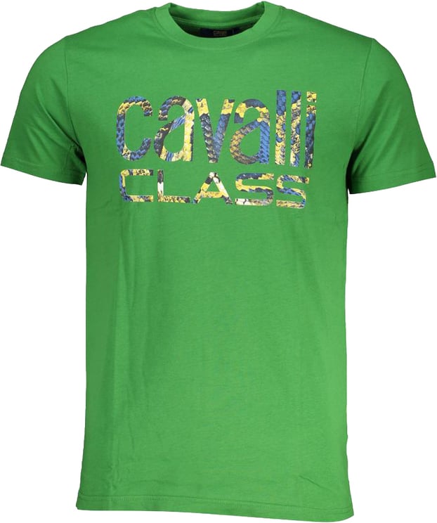 Cavalli Class Cavalli Class Verde Cotton Men T-Shirt