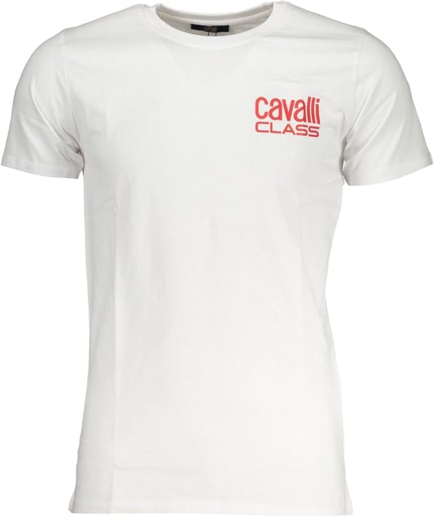 Cavalli Class Cavalli Class White Cotton Men's T-Shirt
