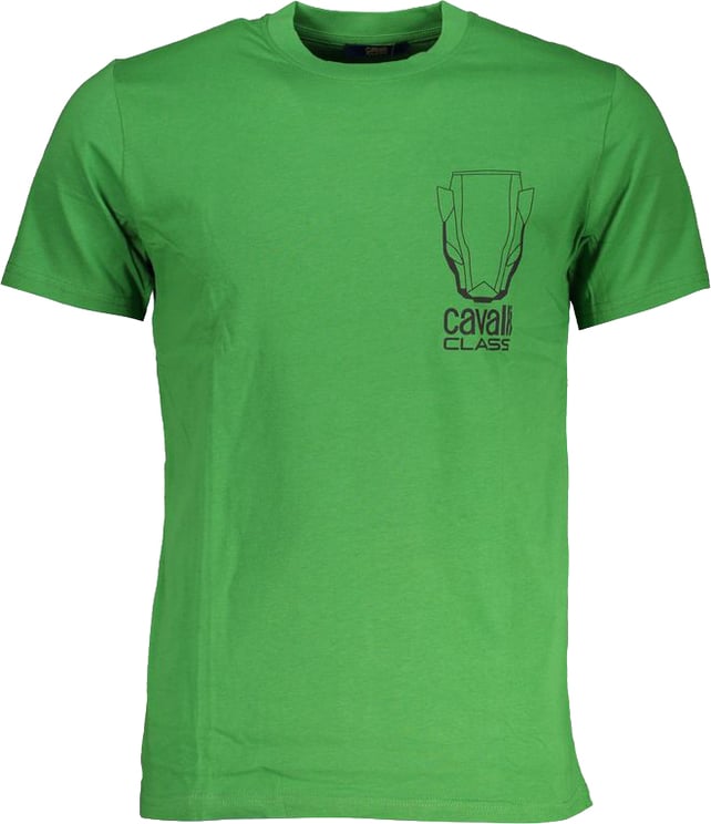 Cavalli Class Cavalli Class Verde Cotton Mens T-Shirt