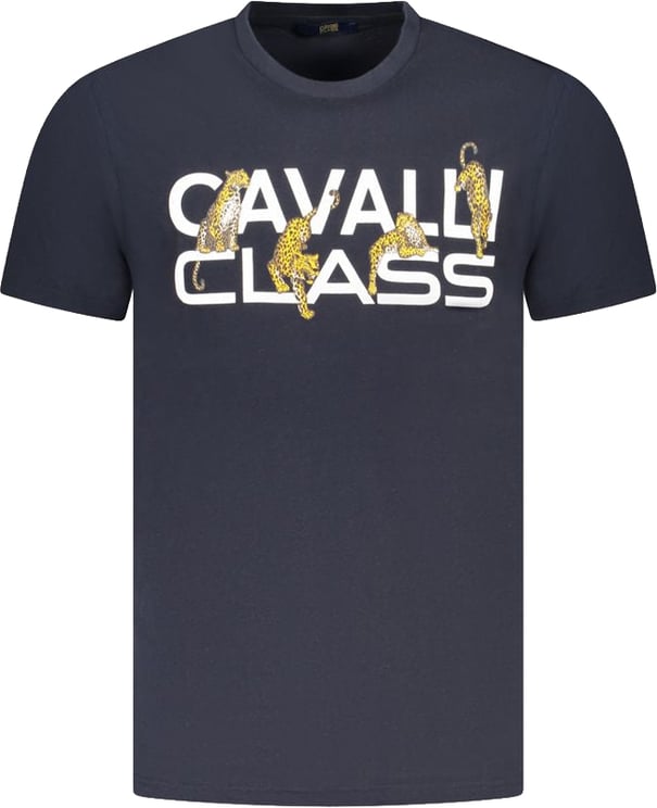 Cavalli Class Cavalli Class Blue Cotton Men T-Shirt