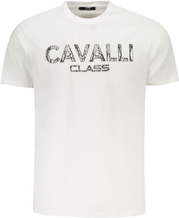 Cavalli Class Cavalli Class Bianco Cotton Men T-Shirt
