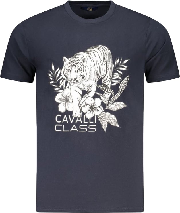 Cavalli Class Cavalli Class Blue Cotton Men T-Shirt